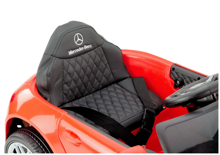 Lean Cars, Mercedes, pojazd na akumulator, KL-1666-1, czerwony