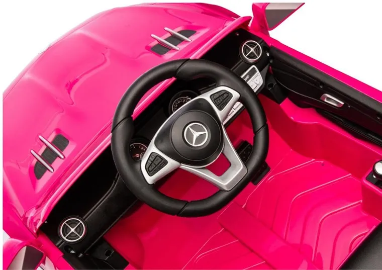 Lean Cars, Mercedes SL500, pojazd na akumulator, S506, różowy