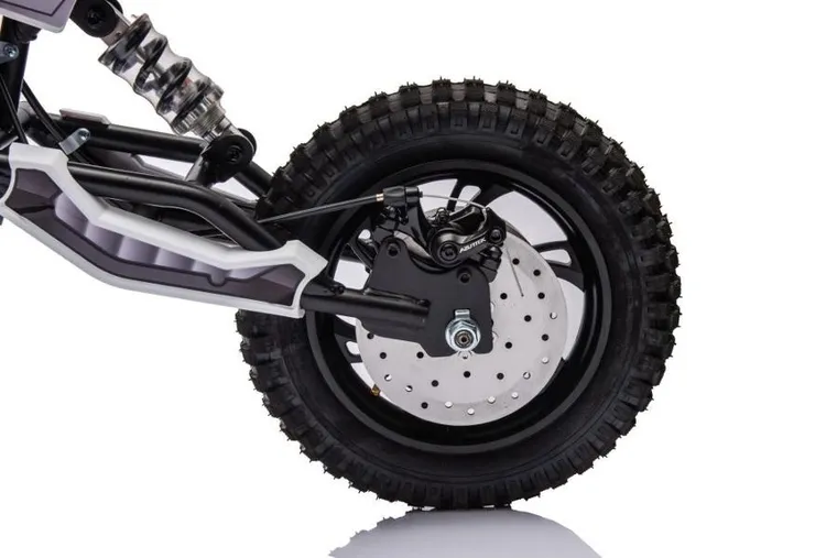 Lean Cars, motor crossowy, pojazd na akumulator, A9901, biały