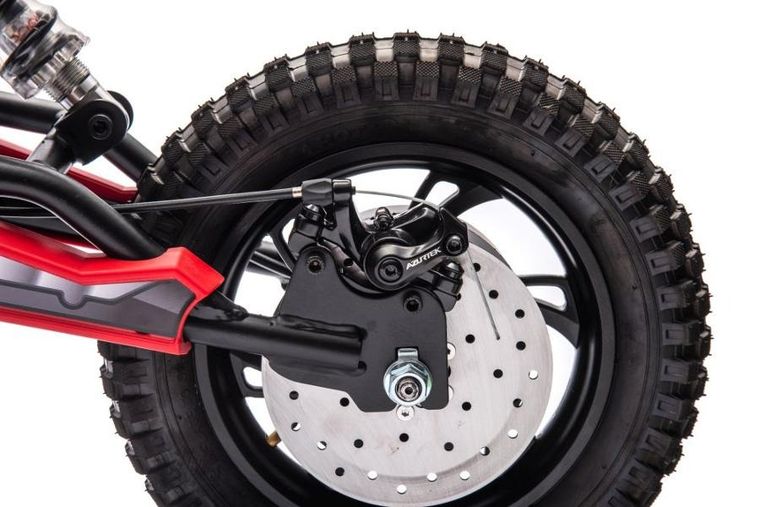 Lean Cars, motor crossowy, pojazd na akumulator, A9901, czerwony