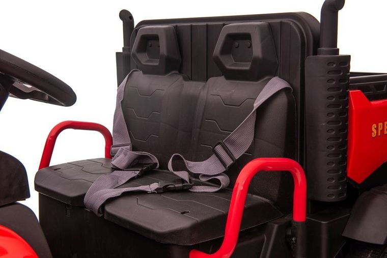 Lean Cars, pojazd na akumulator, JC222, czerwony