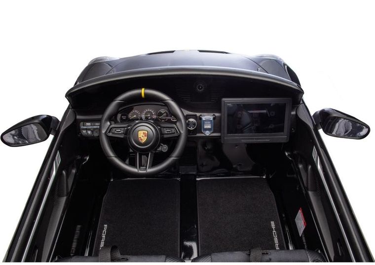 Lean Cars, Porsche GT3, pojazd na akumulator, DK-P911, czarny lakierowany