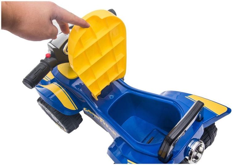 Lean Cars, quad jeździk interaktywny, niebieski, 551-G