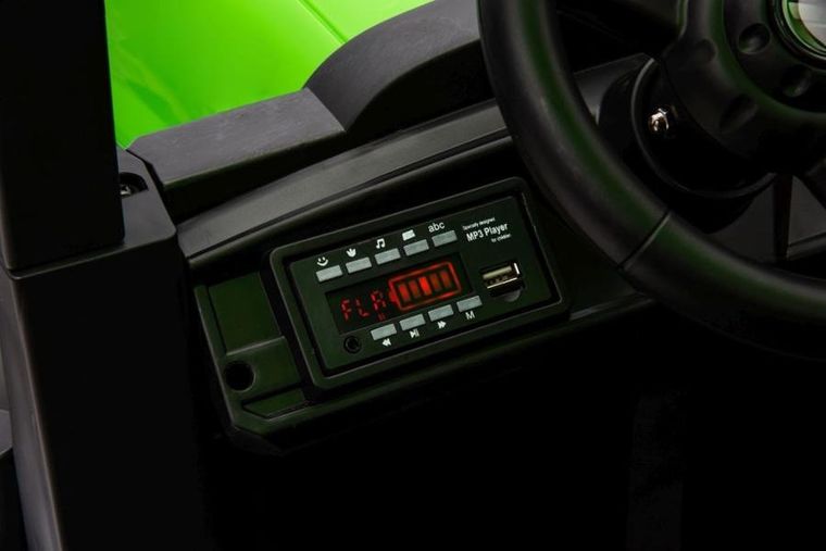 Lean Cars, traktor, pojazd na akumulator, A011 24V, zielony