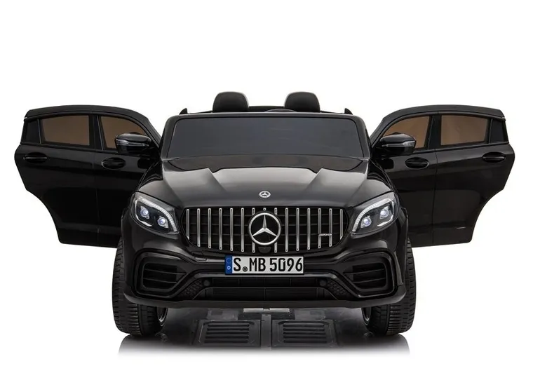 Lean Toys, Mercedes-Benz GLC 63S, pojazd na akumulator, czarny