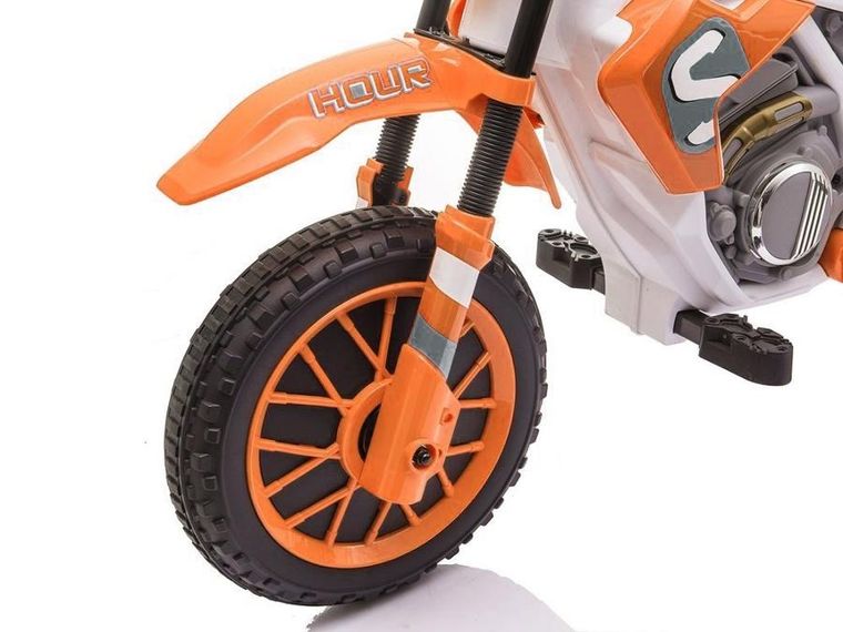 Lean Toys, Motor, pojazd na akumulator, pomarańczowy