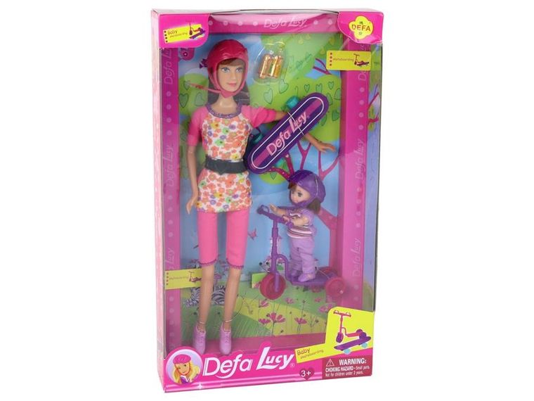 Lean Toys, zestaw lalek z akcesoriami