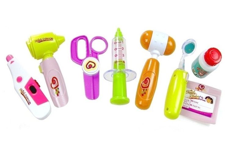 Lean Toys, zestaw lekarski, walizka
