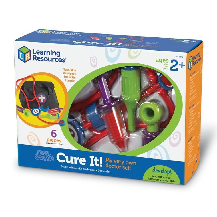 Learning Resources, zestaw Małego Lekarza, torba z narzędziami