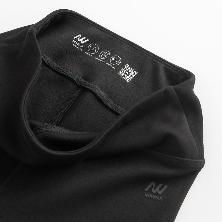 Legginsy high waist z wiskozą NOWEAR