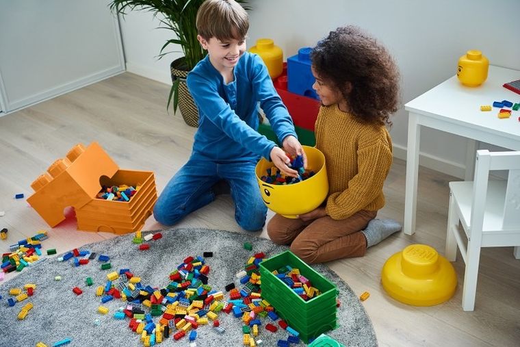 LEGO, Brick 2, pojemnik klocek, zielony