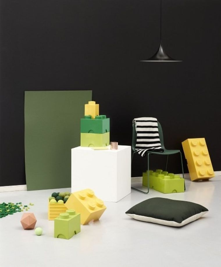 LEGO, Brick 4, pojemnik klocek z szufladą, czerwony