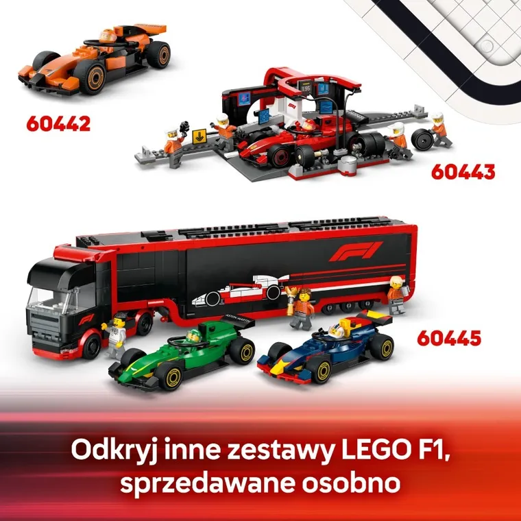 LEGO City, F1 Bolidy Williams Racing i Haas F1, 60464