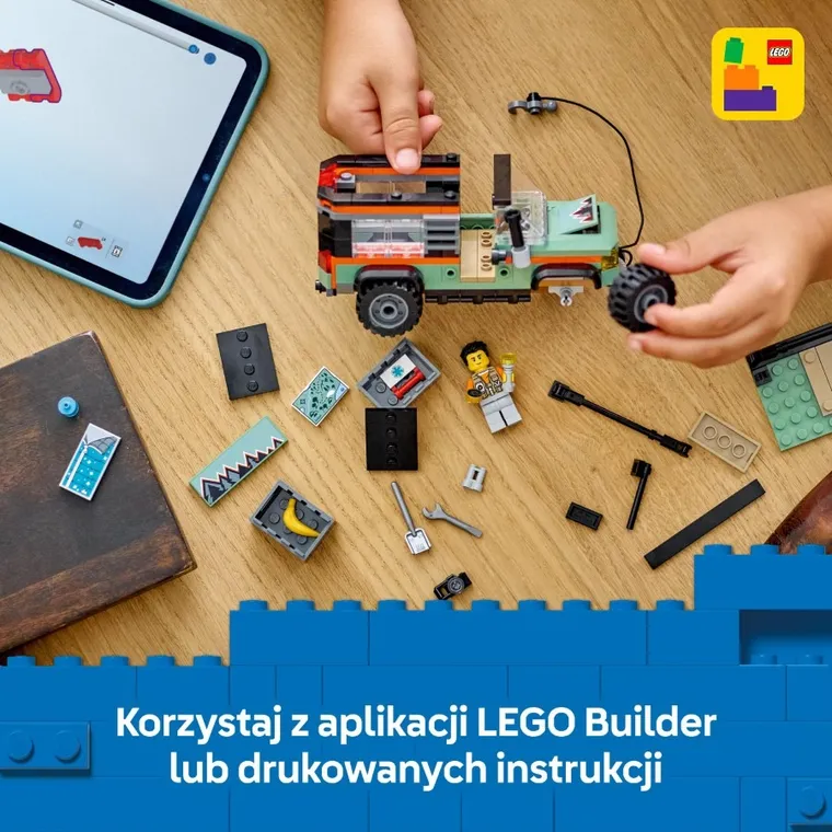 LEGO City, Górska ciężarówka terenowa 4-4, 60447