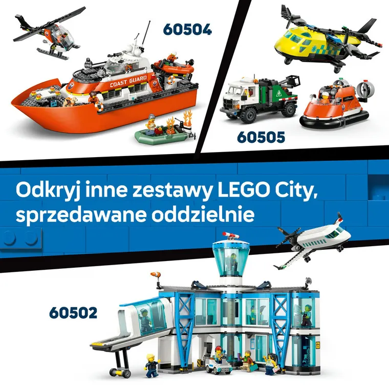 LEGO City, Helikopter straży przybrzeżnej, 60503