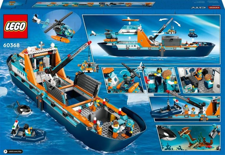 LEGO City, Łódź badacza Arktyki, 60368