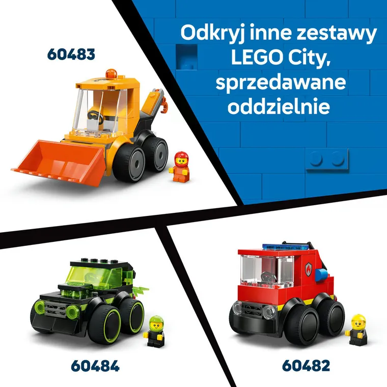 LEGO City, Pojazdy - Ciężarówka policyjna, 60481