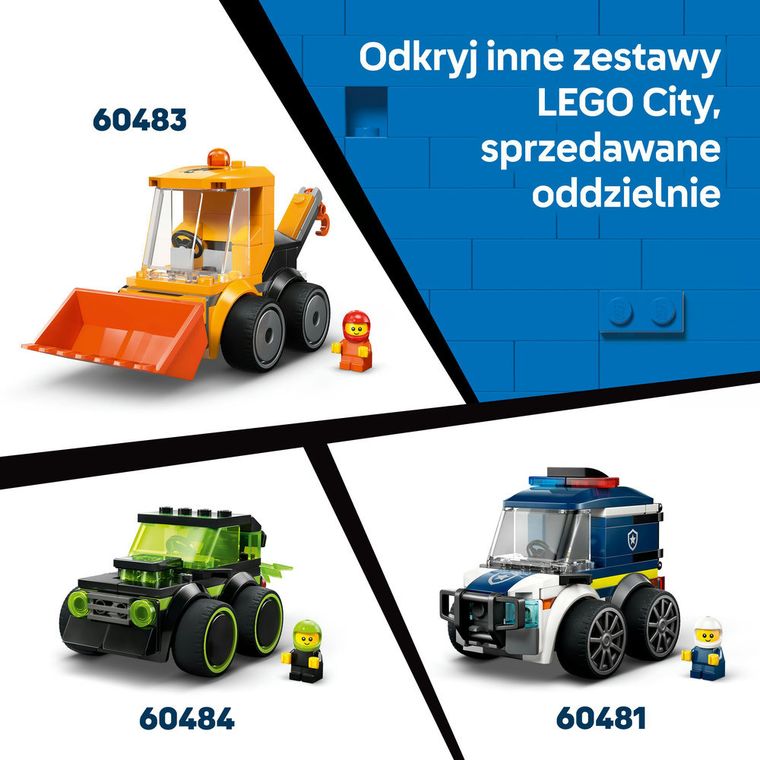 LEGO City, Pojazdy - Wóz strażacki, 60482