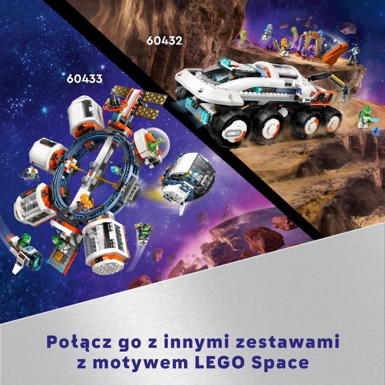 LEGO City, Stacja kosmiczna i stanowisko startowe rakiety, 60434