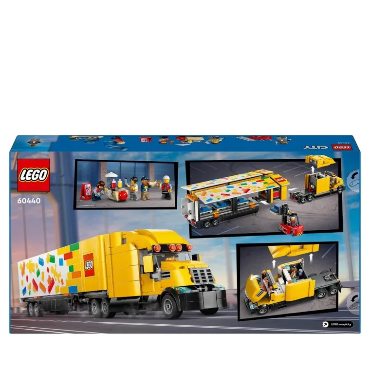 LEGO City, Żółta ciężarówka dostawcza, 60440