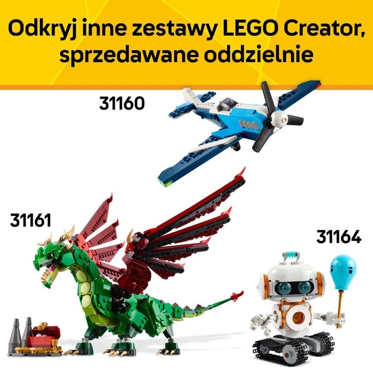 LEGO Creator 3 w 1, Dzikie zwierzęta: niezwykły pająk, 31159