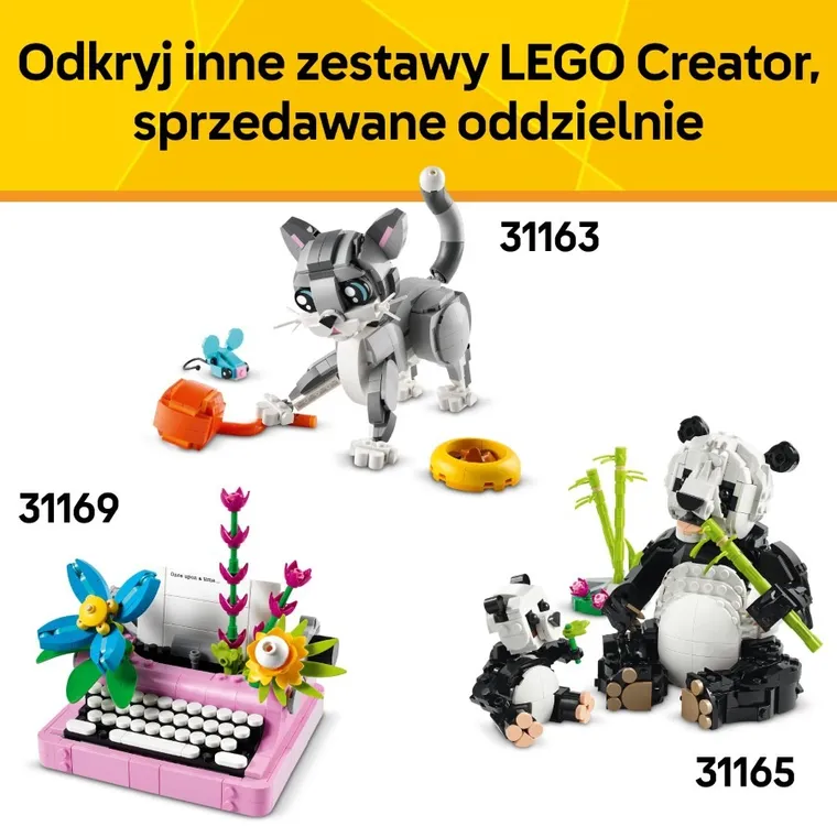 LEGO Creator 3 w 1, Uroczy króliczek, 31162