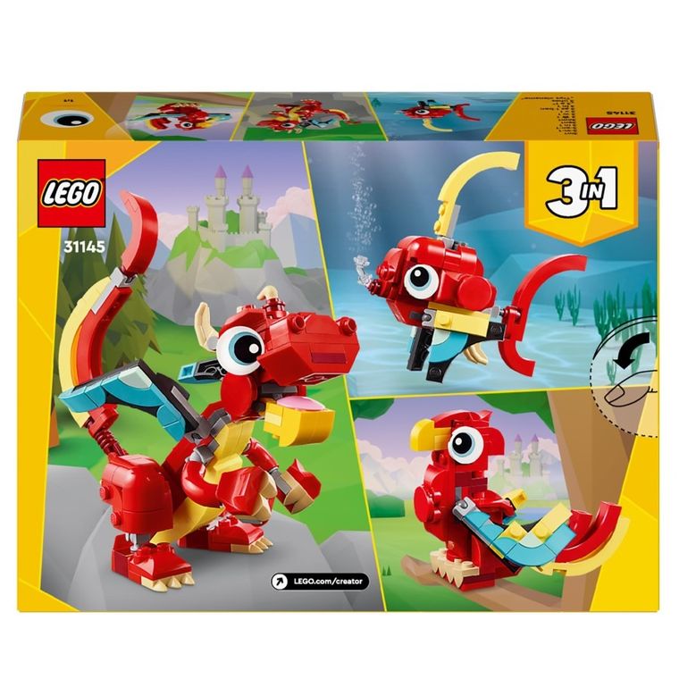 LEGO Creator, Czerwony smok, 31145