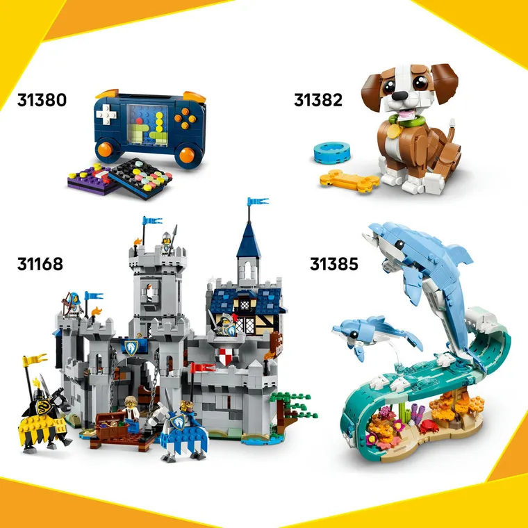 LEGO Creator, Dzikie zwierzęta: kolorowy koliber, 31384