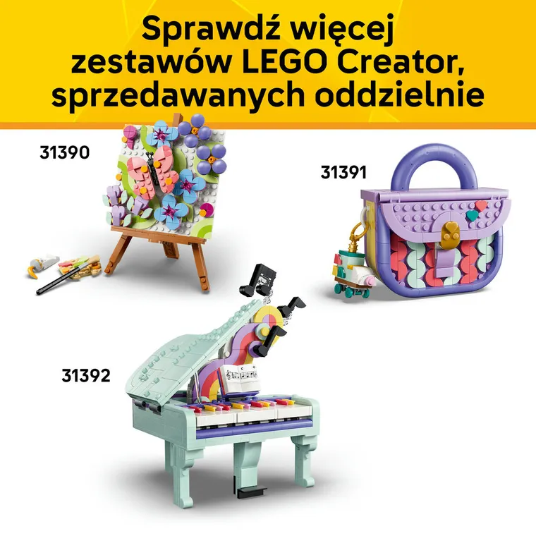 LEGO Creator, Flakon perfum z kwiatową ozdobą, 31383