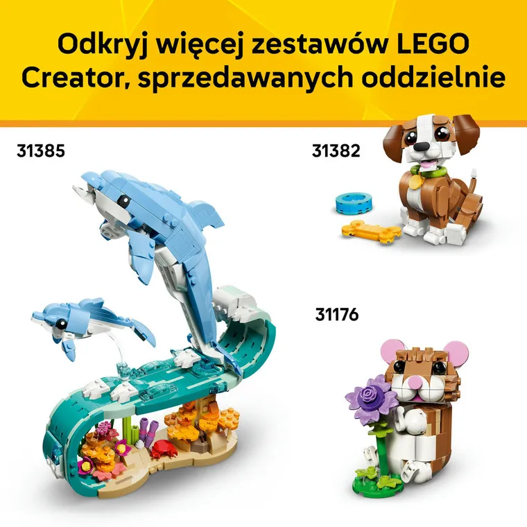 LEGO Creator, Żółw i kwiat lilii wodnej, 31377