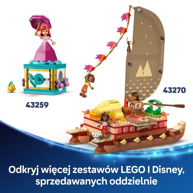 LEGO Disney Princess, Kajakowa przygoda Vaiany, 43270