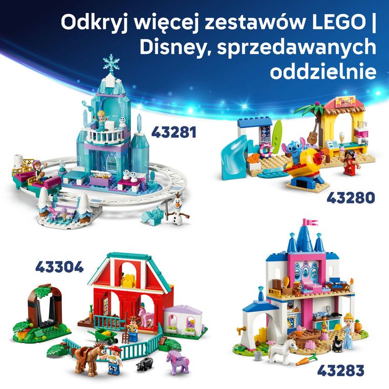 LEGO Disney, Wiejska chatka i łódź, 43282