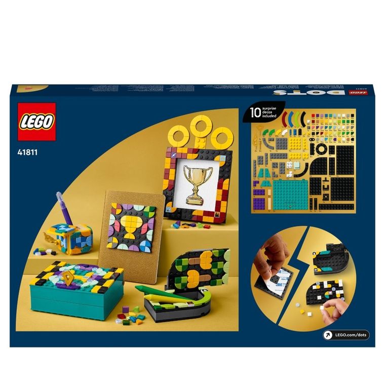 LEGO DOTS, Zestaw na biurko z Hogwartu, 41811