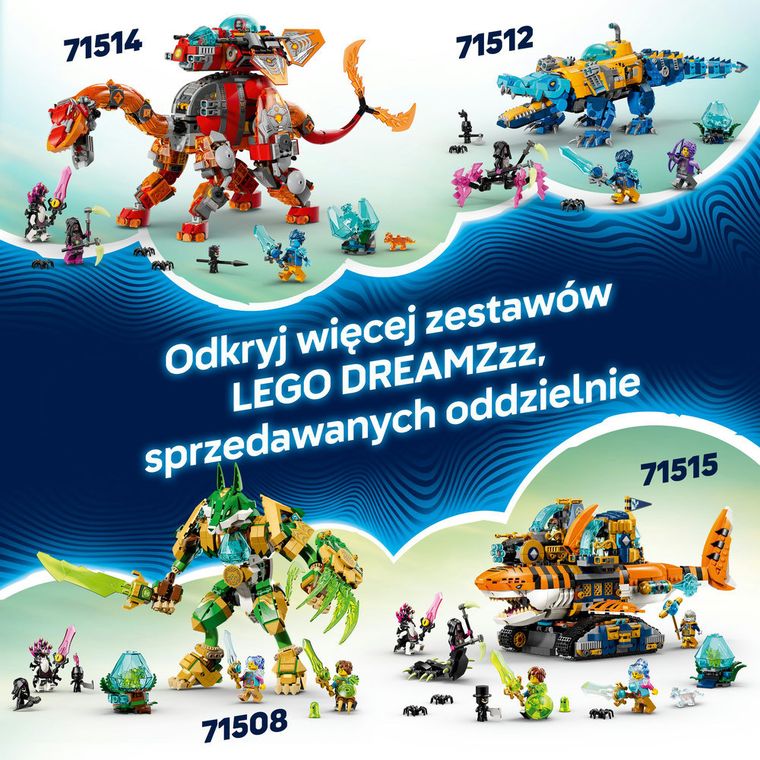 LEGO DREAMZzz, Koszmarna skorpionowa koparka, 71513