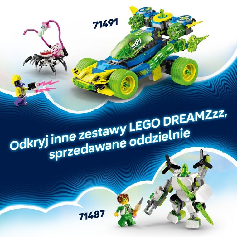 LEGO DREAMZzz, Samochód wyścigowy Mateo i Z-Bloba, 71491