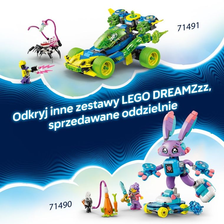 LEGO DREAMZzz, Tygrysi mech Coopera i hot rod Zero, 71497