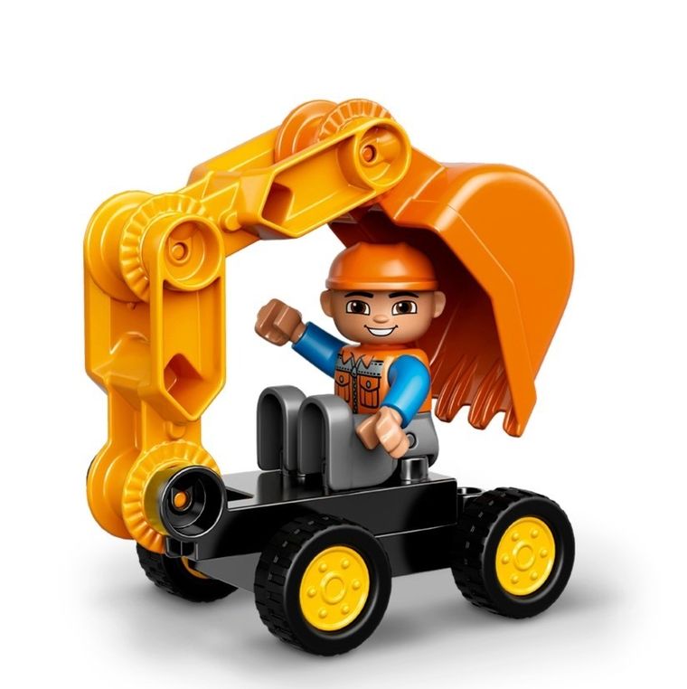 LEGO DUPLO, Ciężarówka i koparka gąsienicowa, 10812