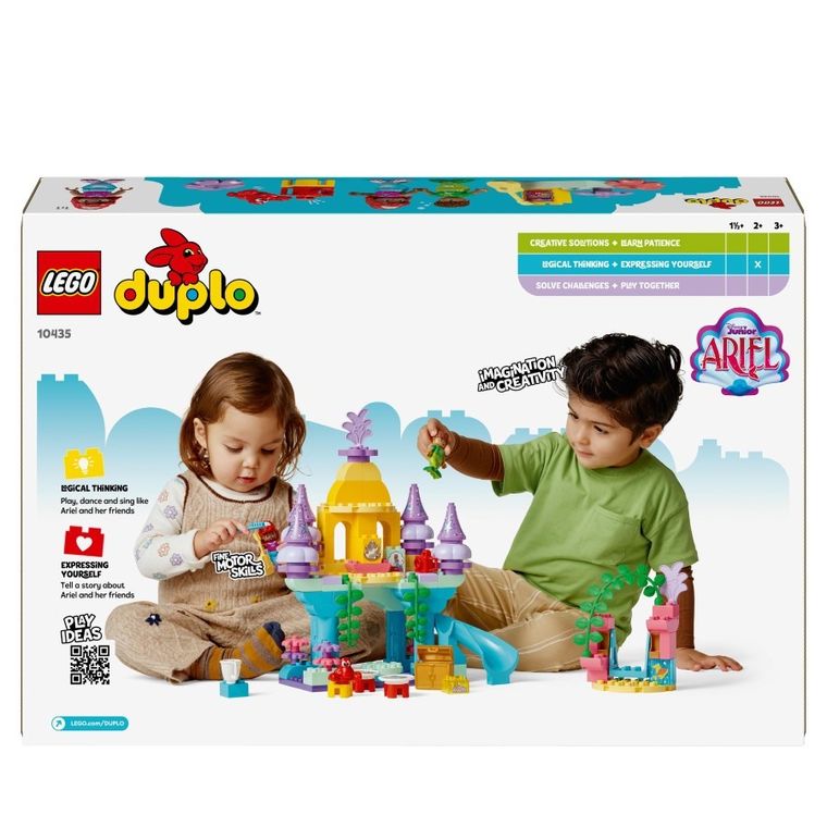 LEGO DUPLO Disney, Magiczny podwodny pałac Arielki, 10435
