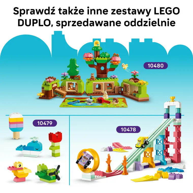 LEGO DUPLO, Gra w budowanie zwierzątek, 10472