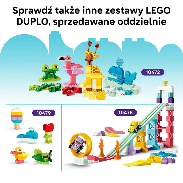 LEGO DUPLO, Las odkrywców z dzikimi zwierzętami, 10480