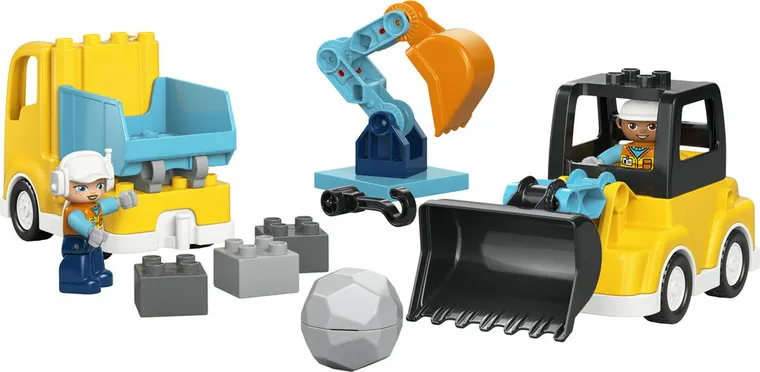LEGO DUPLO, Maszyny budowlane 3 w 1, 10475