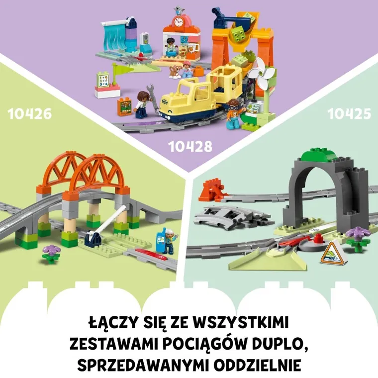 LEGO DUPLO, Przygoda z interaktywnym pociągiem, zabawka, 10427
