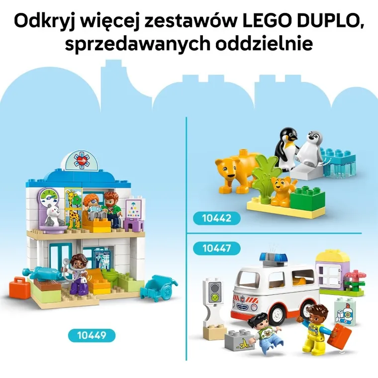 LEGO DUPLO, Rodziny dzikich zwierząt 3 w 1, 10446