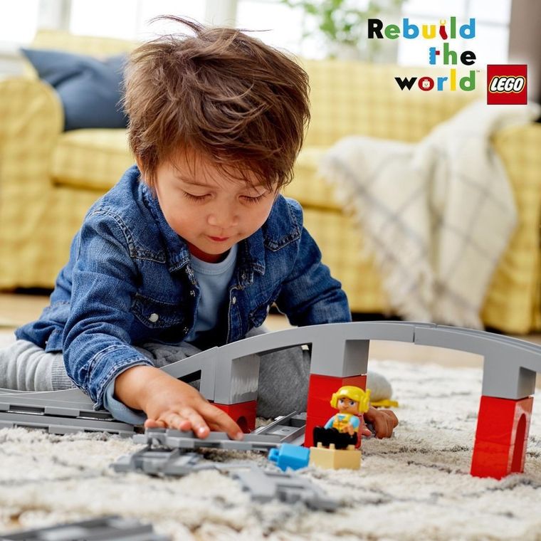 LEGO DUPLO, Tory kolejowe i wiadukt, 10872
