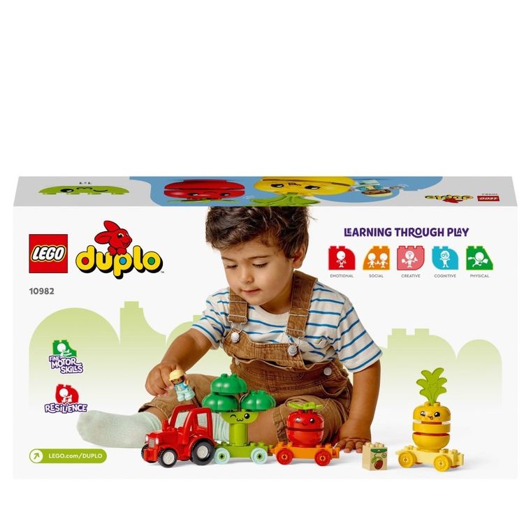 LEGO DUPLO, Traktor z warzywami i owocami, 10982