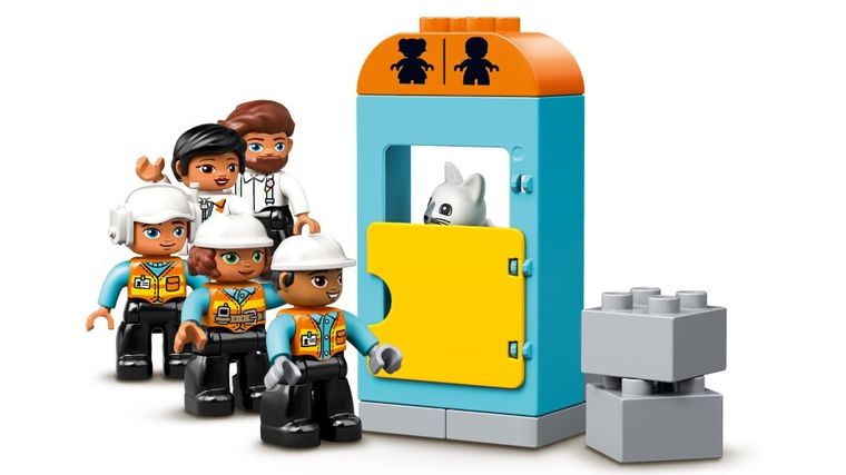 LEGO DUPLO, Żuraw wieżowy i budowa, 10933