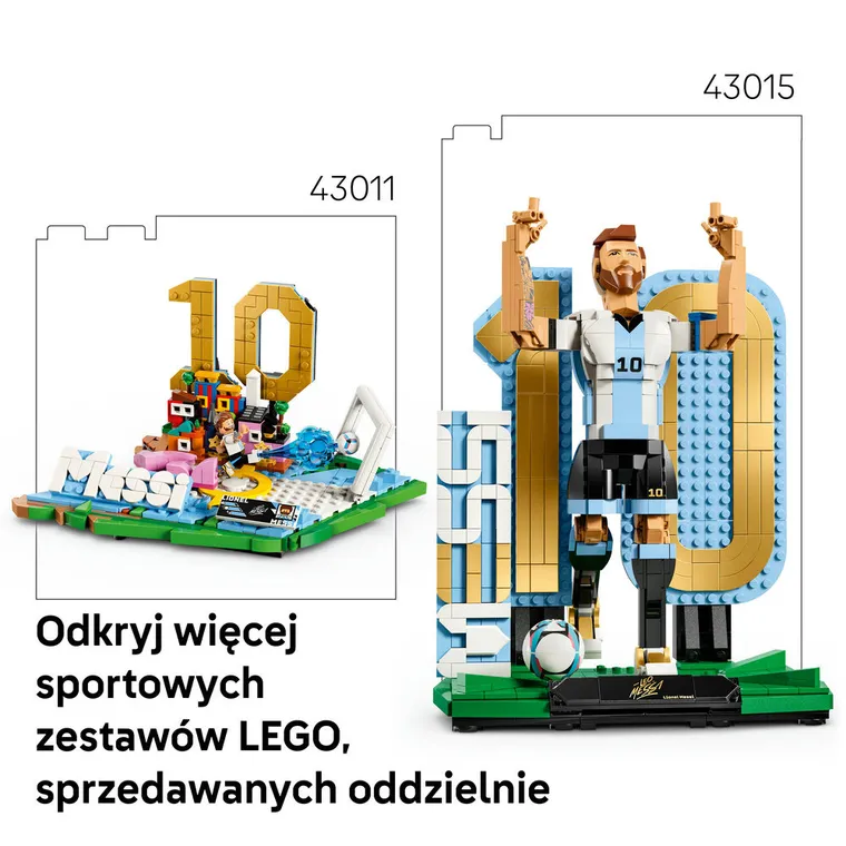 LEGO Editions, Lionel Messi - cieszynka, 43018