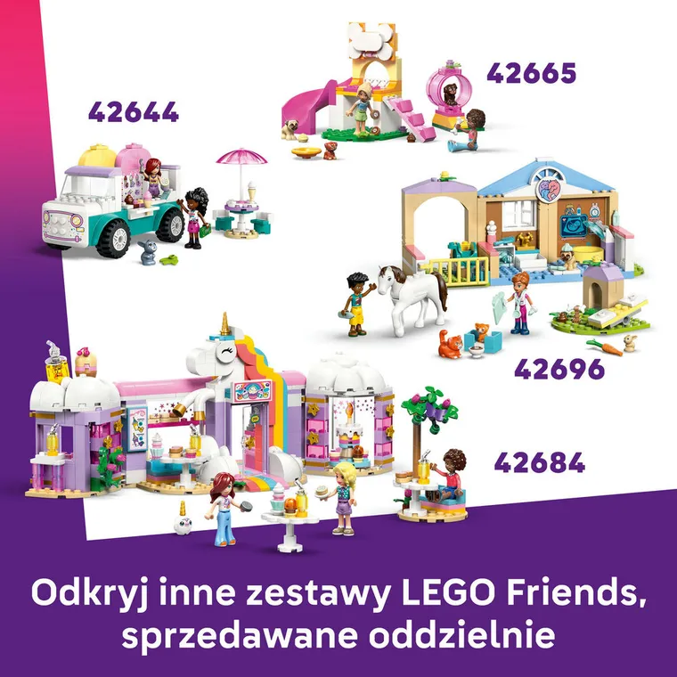 LEGO Friends, Jednorożcowa dostawa tortu, 42675