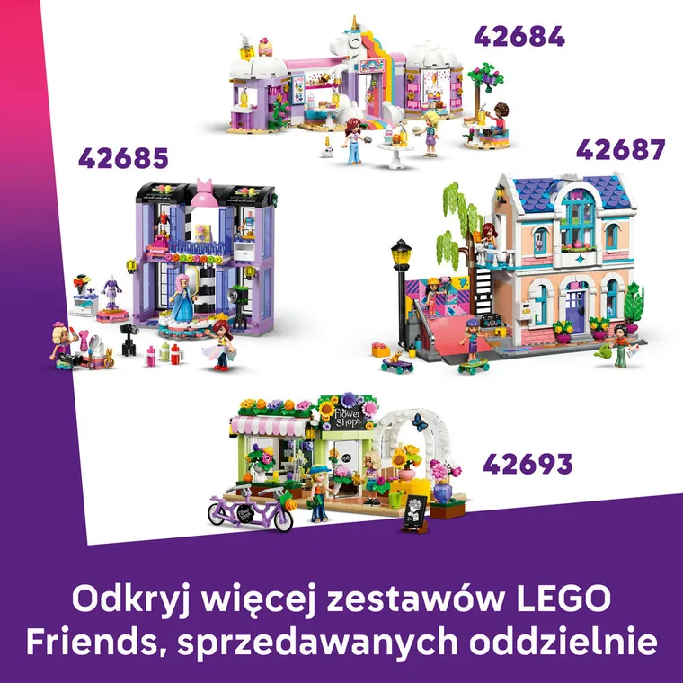 LEGO Friends, Kreatywna walizka z domkiem dla lalek, 42697