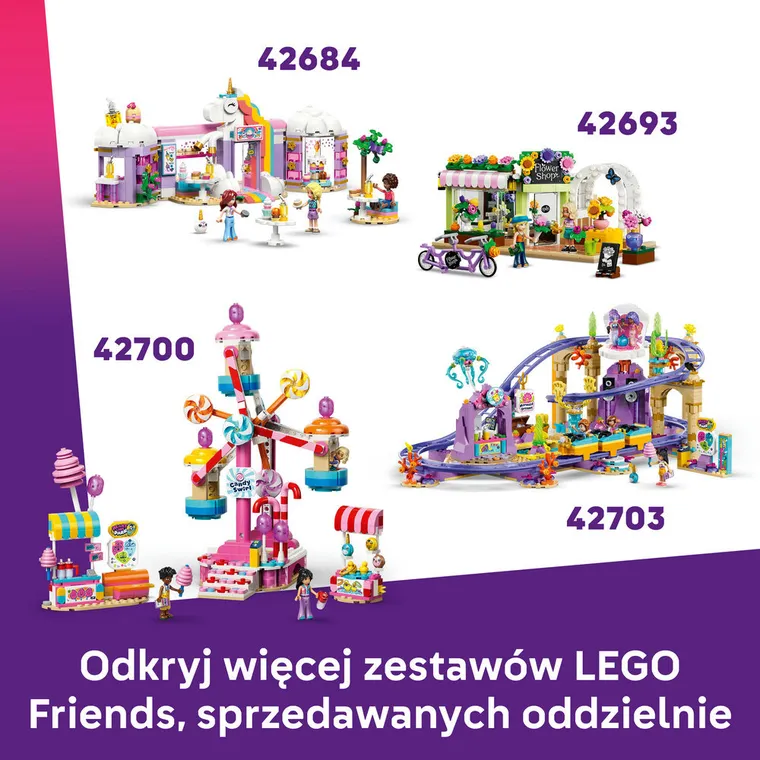LEGO Friends, Wróżkowa karuzela z kwiatami, 42702